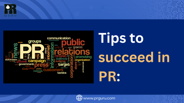 5 Tips to succeed in PR: Consistency will always earn trust over time